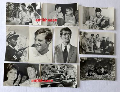 10 Karten Schauspieler Jean Paul Belmondo Sammelbilder Presse Foto Prag