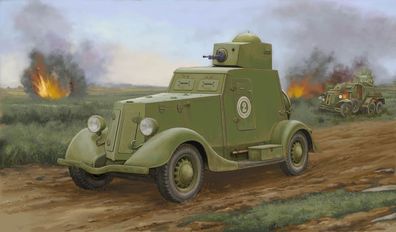 Hobby Boss 1:35 83883 Soviet BA-20 Armored Car Mod.1939 - NEU