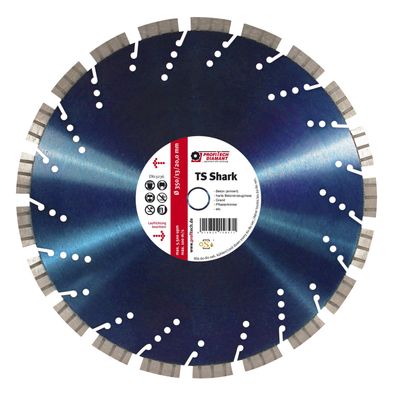Diamanttrennscheibe D 300 x L 25,4 TS Shark , Universal