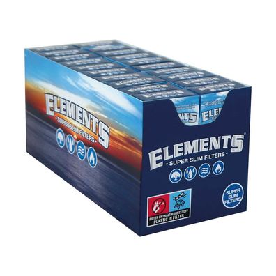 Elements Super Slim Filter 20 Packungen à 126 Stück