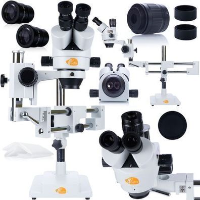 Rosfix Stereomikroskop Jupiter Pro MSJP-T – 7–45x Zoom | Trinokular, 360°