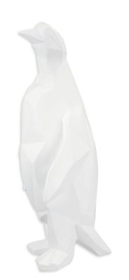 Figur Pinguin aus Kunstharz, weiß Replikat Retro Design Dekoration