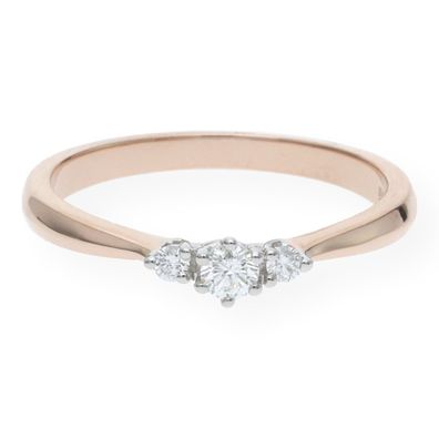 Ring Rotgold 585 Brillanten JL10-07-1411 JuwelmaLux
