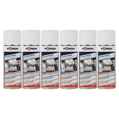 6x FÖRCH Feuchtleckfinder 0.4 LTR Ortung von Windlöchern Feuchtigkeit Lecksucher