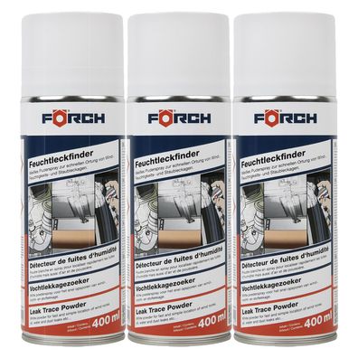 3x FÖRCH Feuchtleckfinder 0.4 LTR Ortung von Windlöchern Feuchtigkeit Lecksucher