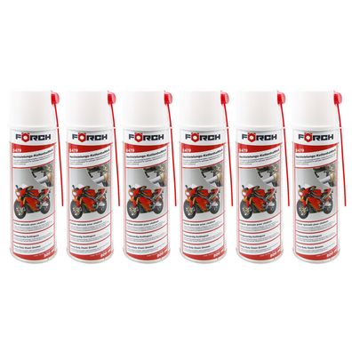 6x FOERCH S479 Hochleistungs-kettenhaftfett 0.5 LTR Schmierfett Kettenfett