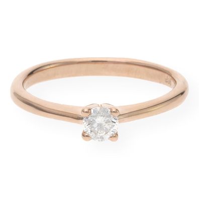 Ring Rotgold 585 Brillant JL10-07-1407 JuwelmaLux