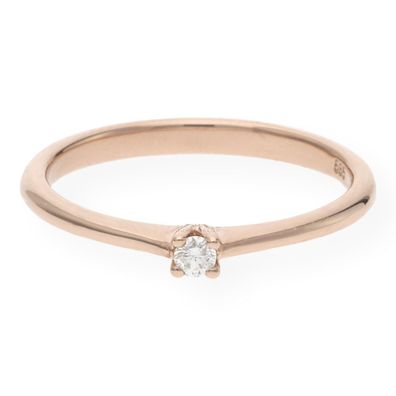 Ring Rotgold 585 Brillant JL10-07-1399 JuwelmaLux