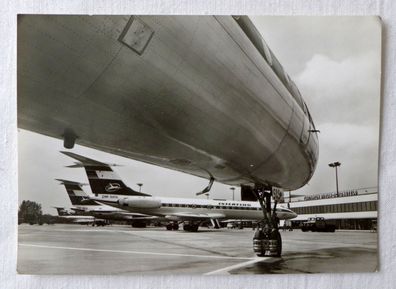 AK Interflug TU 134 A Flughafen Berlin Schönefeld