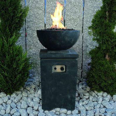 MODENO Gasfeuerstelle Kupe ca. 53x53xH97 cm