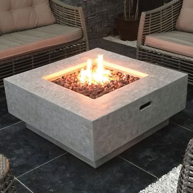 Elementi Gasfeuerstelle Raung ca. 91x91x42cm