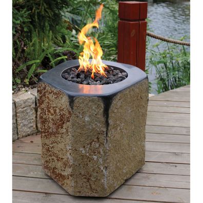 Geukes Feuertisch Nabro 45-50x50cm Gasfeuerstelle