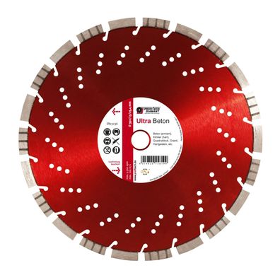 Diamanttrennscheibe D 400 x L 25,4 Ultra Beton , Turbo