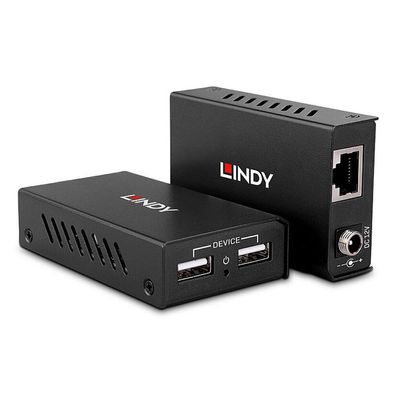 LINDY 100m 2 Port USB 2.0 Cat.6 Extender