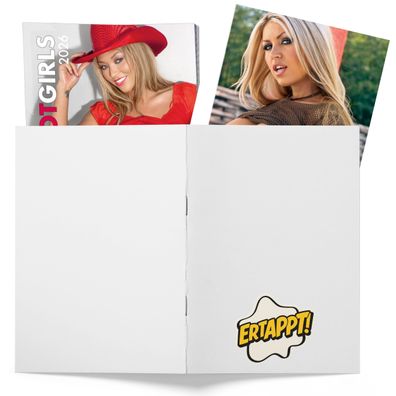 Erotik Kalender 2026 verschiedene Kalender Set`s mit Schutzmappe und Sticker , Ertapp