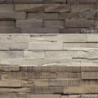 INDO Holz Wandverblender Slimwood Hevea