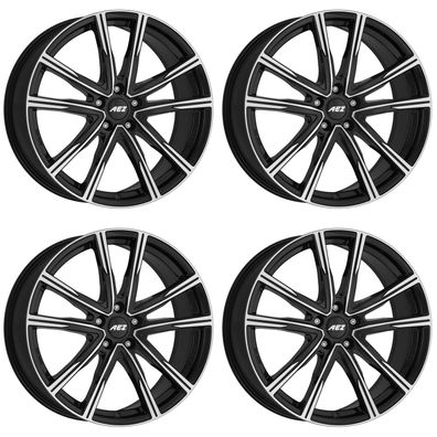 4 Alu Felgen AEZ Montreal dark 7.5Jx19 5x112 für Volkswagen Arteon Caddy Golf ID.3