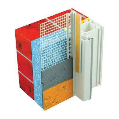 30x VWS Laibungsprofil PVC weiß