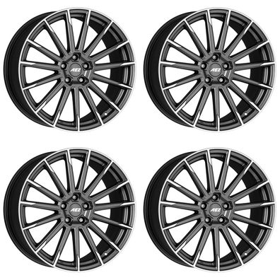 4 Alu Felgen AEZ Atlanta titan 8.0Jx19 5x112 für Audi A6