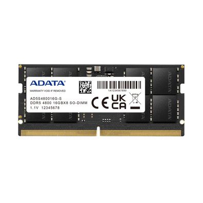 16 GB ADATA SO-DIMM 4800 (schwarz, AD5S480016G-S, Premier)