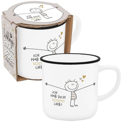 Sheepworld Gruss & Co Espressotasse Motiv "HDSL Hab Dich soo lieb" Neuware