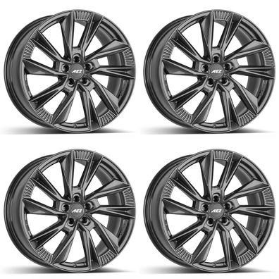 4 Alu Felgen AEZ Havanna grey 8.0Jx19 5x112 für Audi A6