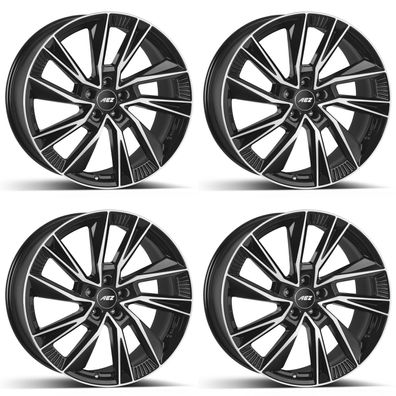 4 Alu Felgen AEZ Havanna dark 8.0Jx19 5x108 für Ford C-Max Edge Focus Galaxy Kuga