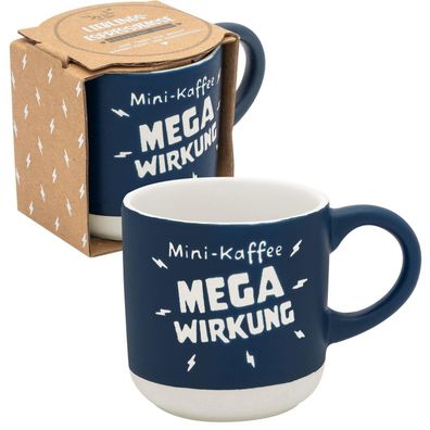 Sheepworld Gruss & Co Espressotasse mit Gravur Motiv "Mega Wirkung" Neuware