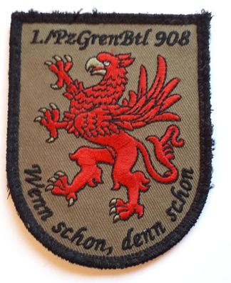Bundeswehr Patch Klett 1./PzGrenBtl 908