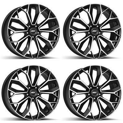 4 Alu Felgen AEZ Leipzig dark 9.5Jx21 5x112 für Mercedes Benz EQE EQS Eqa (H243) GLE