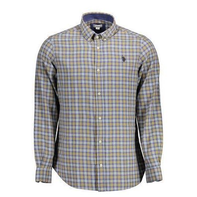 U.S. POLO ASSN. Blu Cotton Men's Shirt