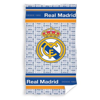 Real Madrid Mikrofaser Handtuch – Leichtes & platzsparendes Strandtuch 140x70 cm