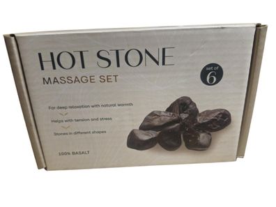 Hot Stone Massage Set 6er Set