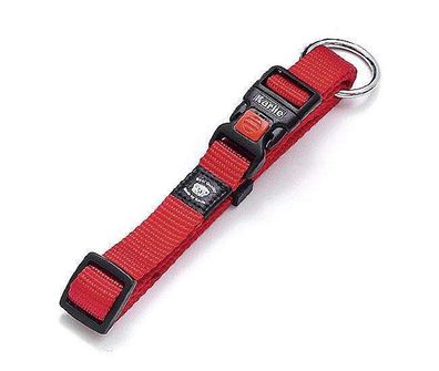 Karlie ASP Halsband verstellbar - Rot 10 mm, 20-35 cm