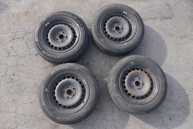 4x Audi A4 8E B6 195/65 R15 91T Winterreifen M+S Reifen 6,5jx15 ET3 ca.7mm