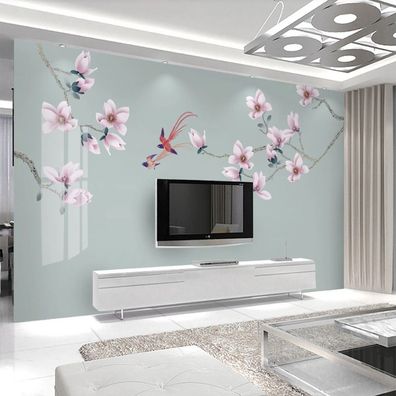 Vlies Fototapete Wandtapete Wandbilder Modernes Tuschelandschaft Stil 2245