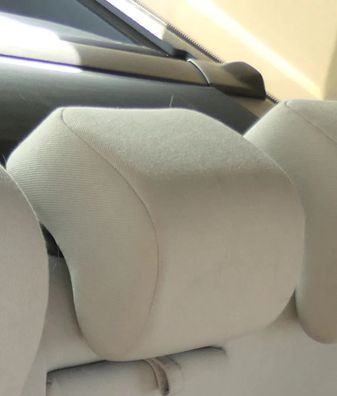 Skoda Octavia 1Z Sitz hinten in der Mitte Kopfstütze Kopfstützen achat grau