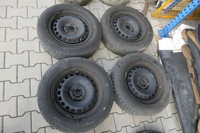 Audi A4 B5 A6 4B Winterreifen M+S 195/65 R15 91T Reifen 6jx15H2 ET45 5mm