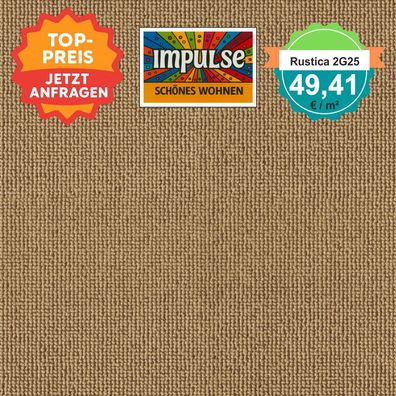 Vorwerk Rustica 2G25 Teppichboden Schlinge 4 m | 5 m breit ab 5 m² versandkostenfrei