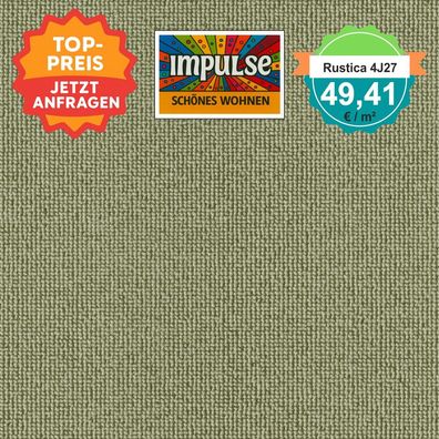 Vorwerk Rustica 4J27 Teppichboden Schlinge 4 m | 5 m breit ab 5 m² versandkostenfrei