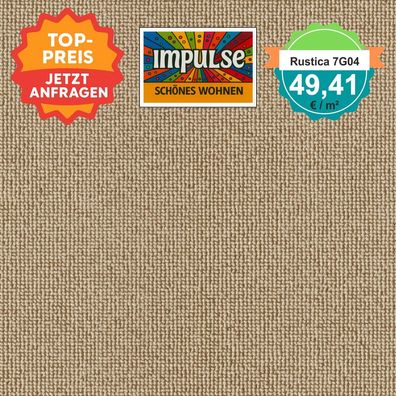 Vorwerk Rustica 7G04 Teppichboden Schlinge 4 m | 5 m breit ab 5 m² versandkostenfrei