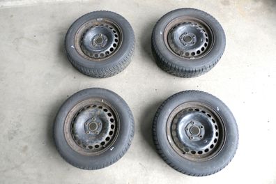 Audi A4 B5 A6 4B Passat 3BG Felgen Reifen Winterreifen M+S 185/65 R15 88T 4-6mm