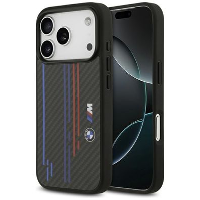 Hülle Case iPhone 17 Pro BMW MagSafe Kevlar schwarz Tricolor Logo