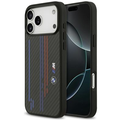 Hülle Case iPhone 17 Pro Max BMW MagSafe Kevlar schwarz Tricolor Logo