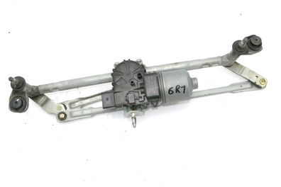 VW Polo 6R Wischermotor Wischer Motor mit Gestänge 6R1955119A vorn