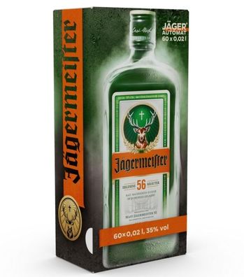 Jägermeister Jäger-Automat Kräuterlikör (35 % vol, 1,2 Liter)