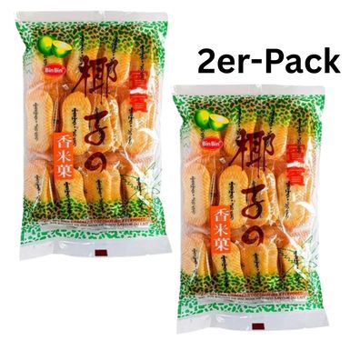 2er-Pack Bin Bin Reiscracker Kokos 150g