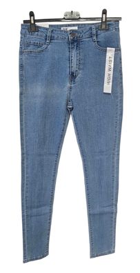 Daisy Damen Jeans Stretch Denim leichte Waschung RV/Knopf Taschen Jeansblau in M