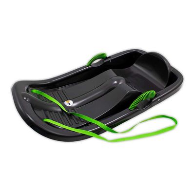 Schlitten mit Bremse KHW Snow Bird de Luxe anthrazit