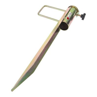 Sonnenschirmhalter 45cm Sonnenschirm-Dorn Bodenhülse sehr stabil verzinkt Ø 35mm